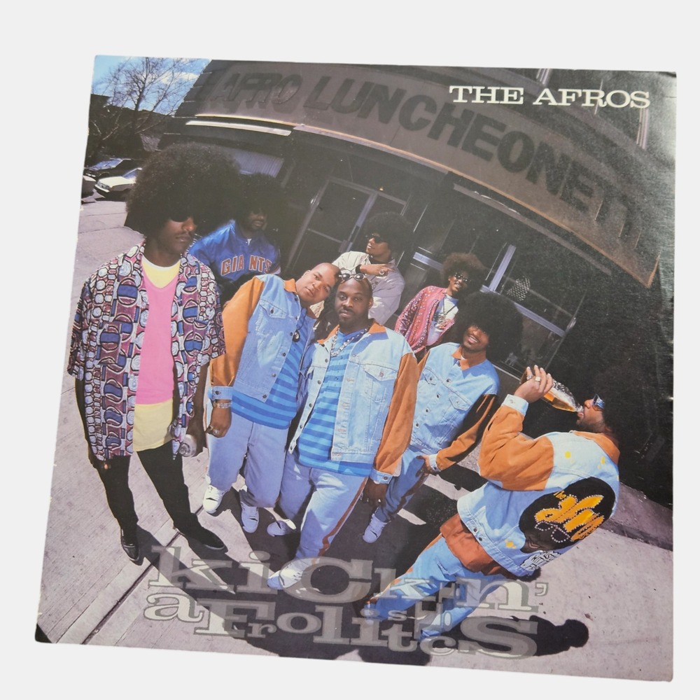 The Afros Kickin' Afrolistics 1990 Promo Poster 12x12 Double Sided CBS Hip Hop